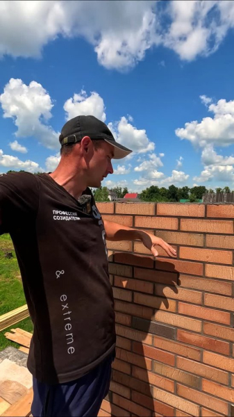 Как лучше сделать трубу из облицовочного кирпича. | Интересный контент в группе Профессия созидатели в ОК (Одноклассники)