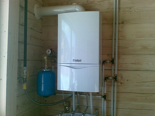 Схема отопления частного дома с газовым котлом